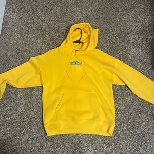 Sesame Street hoodie yellow small